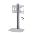 Premier Mounts Extra Dual Poles for Plasma Display Floor Stands Height: 72, Pole Finish: Black