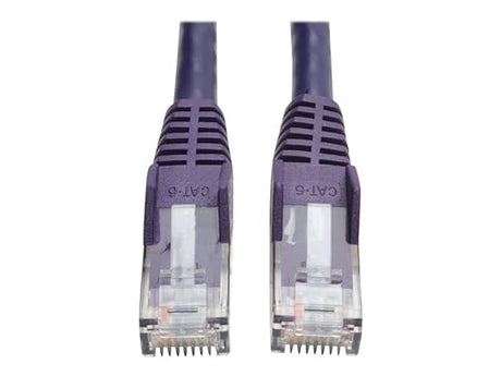 Tripp Lite 14ft Cat6 Patch Cable Mm Purple Gigabit Molded Snagless Pvc Rj45