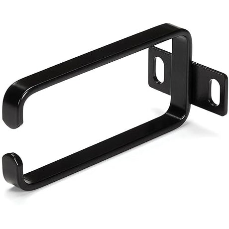 StarTech.com 1U Vertical 1.8 x 3.9in Server Rack Cable Management D-Ring Hook w/Flexible Opening - Network Rack-Mount Cord Organizer Ring (CMHOOK1UN)