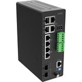 AXIS D8208-R Industrial POE++ S 8-Port Managed Industrial POE++