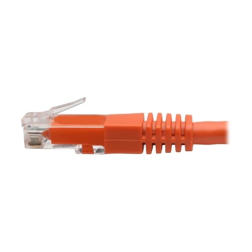 Tripp Lite N200-015-or Cat6 Cat5e Gigabit Molded Patch Cable RJ45mm 550MHz Orange 15' 15' 15 ft. Orange