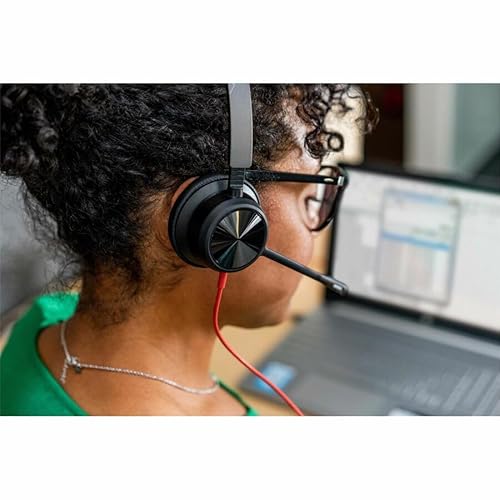 Poly Blackwire 8225 Headset - Stereo - USB Type C - Wired - 32 Ohm - 20 Hz - 20 kHz - Over-The-Head - Binaural - Supra-aural - 7.19 ft Cable - Noise Cancelling MicrophoneTAA Compliant