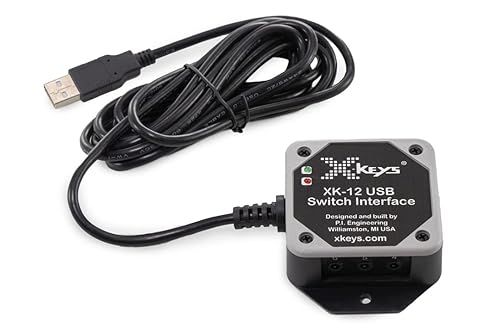 X-keys USB Programmable Switch Interface for 6-12 Switches (XK-12) Made in USA