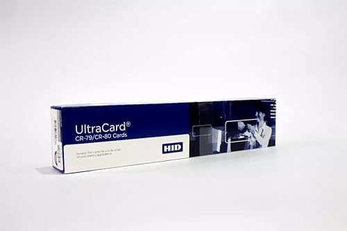 HID GLOBAL - UltraCard 30 mil PVC Cards CR80, 500 Pack. Fargo Certified UltraCard PVC Cards (