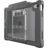 MAXCases Shield Extreme-X2 for iPad 10 10.9 w/3.5 mm Adapter and Locking Bezel (2022) (Black Bezel-Gray Case)