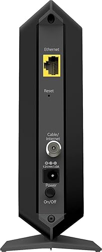 Netgear CM400 8 x 4 Cable módem docsis 3.0 Max velocidades de descarga de 343 Mbps. Certificado para xfinity by comcast, Tiempo Warner Cable, Cox, Carta & More (CM400 â€“ 1 aznas), Negro Up to 1400 Mbps - DOCSIS 3.0