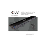 Club3D USB-C 3.2 Gen 1 Triple Display Dynamic PD Charging 65W Black