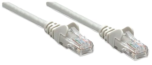 Manhattan Intellinet Network Solutions Cat5e RJ-45 Male/RJ-45 Male UTP Network Patch Cable, 1.5-Feet (318228) 0.5 m (1.5 ft) Grey