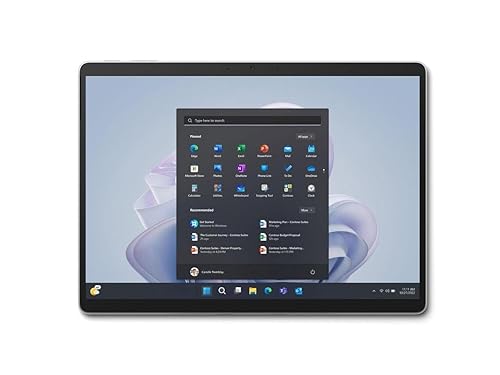 Microsoft Surface Pro 9 Tablet - 13" - Core i5 10th Gen i5-1245U Deca-core (10 Core) - 16 GB RAM - 256 GB SSD - Windows 10 Pro 64-bit - Platinum - 2880 x 1920 - PixelSense Display - 15.50 Hours M