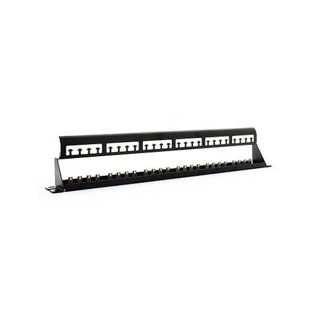 Panduit CP24WSBLY 24-Port Flat Patch Panel, Black