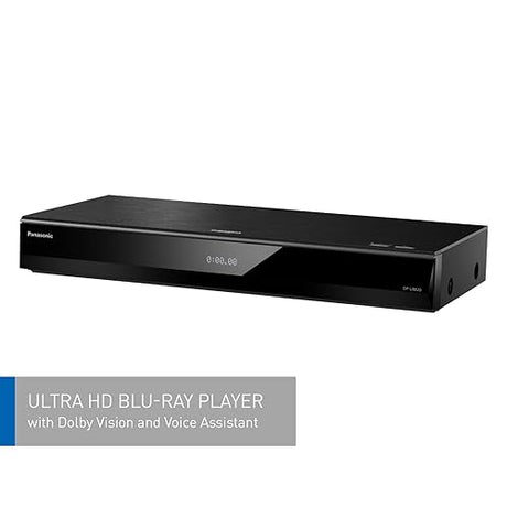 Panasonic DPUB820K Ultra HD Blu-ray Player with Dolby Vision, Hi-Res Audio, Voice Assist, Black