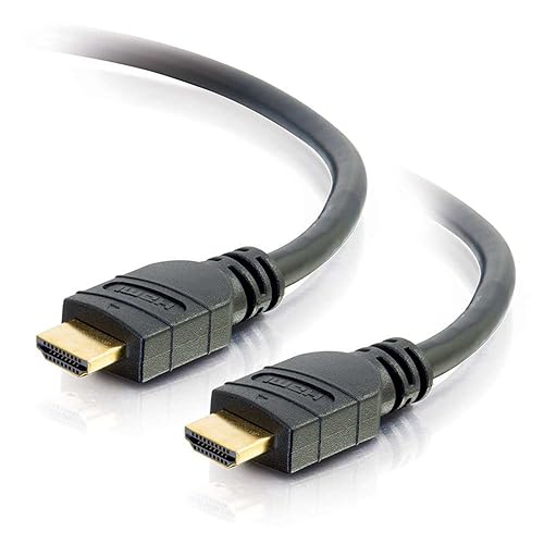 C2G Legrand Ethernet Cable, Active HDMI Cable, High-Speed HDMI Cable, HDMI Cable 75 ft, Black High Speed Ethernet Cable, 1 Count, C2G 41368 75 Feet