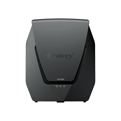Synology WRX560 - Dual-Band Wi-Fi 6 Router, 2.5Gbps Ethernet, VLAN Segmentation, Multiple SSIDs, Parental Controls, Threat Prevention, VPN (US Version)