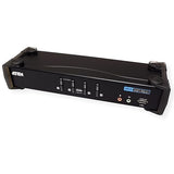 ATEN 4-Port USB 2.0 DVI KVMP Switch with Cables CS1764A (Black)