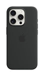 Apple iPhone 15 Pro Silicone Case with MagSafe - Black ??????? Silicone Black