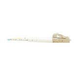 Tripp Lite Eaton Fiber Patch Cable, 2 Meters / 6.6 Feet, LC to LC Fiber Optic Cable, 100Gb OM4 Multimode Duplex, 50/125um, Aqua, TAA Compliant, Lifetime Manufacturer's Warranty (N820-02M-OM4TAA)
