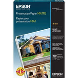 Epson Presentation Paper - Ledger/Tabloid - 11 X 17 - 27 Lb Basis Weight - Matte - 90 Brightness - 100 / Pack - White