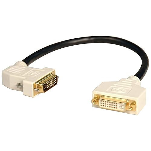 Tripp Lite Dvi Dual Link Digital Extension Adapter Cable with 45 Degree Left Plug (Dvi-D M/F) 1-Feet(P562-1-45L)