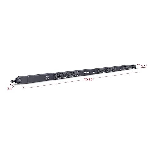 CyberPower PDU13104 Basic 3-Phase PDU, 200-240V, 50A (Derated to 35A), 36 Outlets, 0U Rackmount