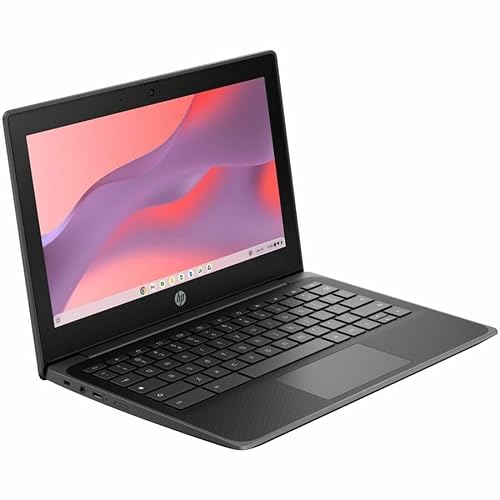 HP Fortis G10 11.6 Touchscreen Chromebook - HD - Intel N-Series N100-4 GB - 32 GB Flash Memory - English Keyboard - Jack Black - Intel Chip - 1366 x 768 - ChromeOS - Intel UHD Graphics - in-Plane S
