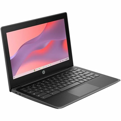 HP Fortis G10 11.6 Touchscreen Chromebook - HD - Intel N-Series N100-8 GB - 64 GB Flash Memory - English Keyboard - Jack Black - Intel Chip - 1366 x 768 - ChromeOS - Intel UHD Graphics - in-Plane S