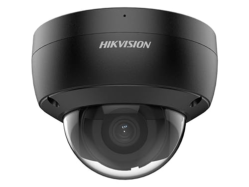 Hikvision DS-2CD2143G2-IU AcuSense 4MP Dome IP Camera, 2.8mm Fixed Lens, Black