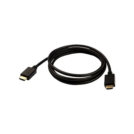 V7 Black Video Cable Pro HDMI Male to HDMI Male 2m 6.6ft - 6.56 ft HDMI A/V Cable for Audio/Video Device, PC, Monitor, HDTV, Projector - HDMI Male Digital Audio/Video - HDMI Male Digital Audio/Video