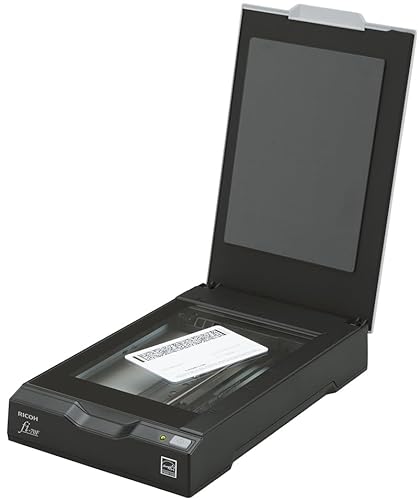 RICOH fi-70F Small Footprint Flatbed A6 Document Scanner for IDs, Passports, Small Cards