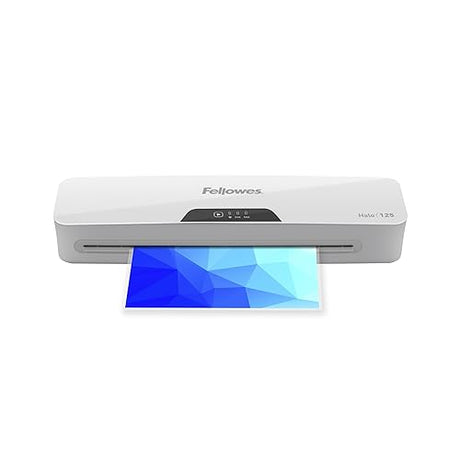 Fellowes 5753101 Halo 125 Laminator with Pouch Starter Kit
