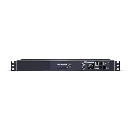 CyberPower PDU44006 Switched ATS PDU, 200-240V, 20A (Derated to 16A), 10 Outlets, 1U Rackmount