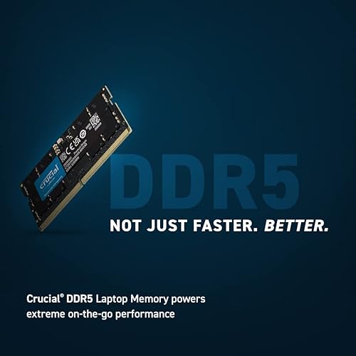 Crucial RAM 96GB Kit (2x48GB) DDR5 5600MT/s (or 5200MT/s or 4800MT/s) Laptop Memory CT2K48G56C46S5