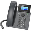 GRP2602 VoIP SIP Telephone, 2 x Fast Ethernet, 2 x line Keys, AC only (Adapter Included, no PoE Support), 2.21 inch LCD, HD Audio, RJ9 Jack