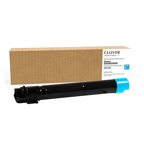 Clover Remanufactured Toner Cartridge Replacement for Xerox 006R01698 | Cyan