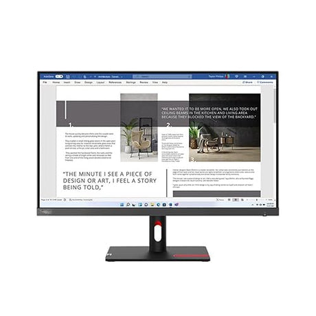 Lenovo ThinkVision S27i-30 27 Full HD LED Monitor - 16:9 - Storm Gray