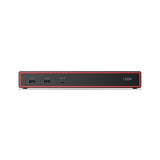 Lenovo ThinkPad USB4 Dock 5000, 40Gbps Bandwidth, Universal Compatibility, 65W Charging, Multiple Display Support, Black