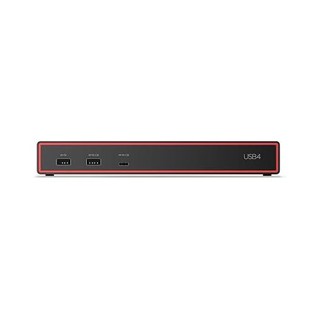 Lenovo ThinkPad USB4 Dock 5000, 40Gbps Bandwidth, Universal Compatibility, 65W Charging, Multiple Display Support, Black