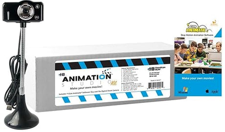 HamiltonBuhl STEAM-CP2 STEAM/STEM Content Producer's Kit #2, Includes: (1) Animation Studio Kit (ANI-KIT) and (1) 3Doodler EDU 6-Pen Classroom Learning Pack