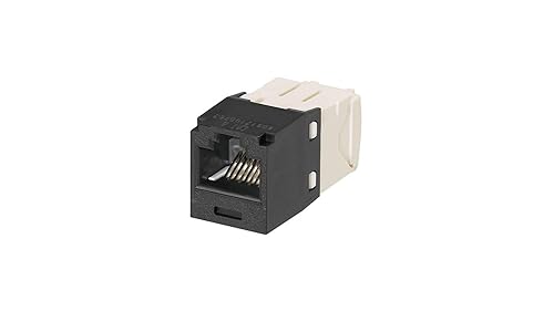 Panduit Mini-Com TX6 Plus Giga-Channel Cat6 Jack, Black CJ688TGBL