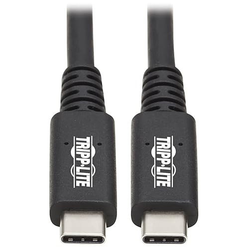 Tripp Lite USB4 Cable USB-C, 31 inch / 0.8 Meter, 40Gbps, 8K 60Hz Display, 100W PD Charging, Backwards Compatible USB Type C M/M Black (U520-31N)