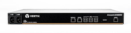 Vertiv Avocent ACS 8000 8-Port Serial Console Server, Dual AC Power, Analog Modem (ACS8008MDAC-400) 8-port Dual AC Power Modem