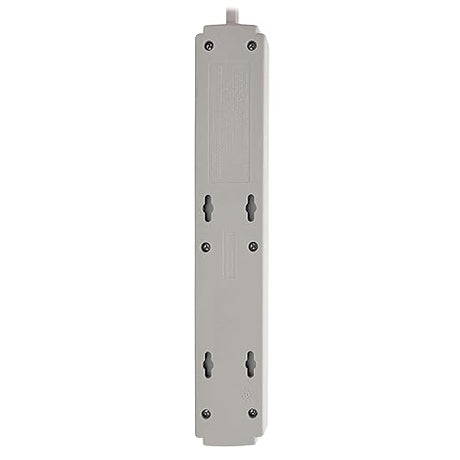 Tripp Lite TLP608TEL 6 Outlet RJ11 8-Feet Cord 990 Joules Surge Protector Strip 8ft Cord + TEL