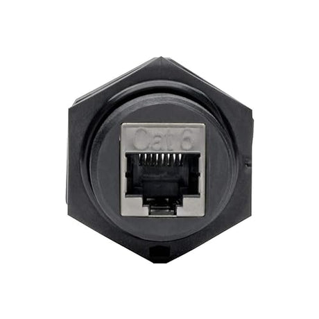 Tripp Lite RJ45 Bulkhead Coupler Cat5/Cat6 F/F Shielded Industrial Dust Cap