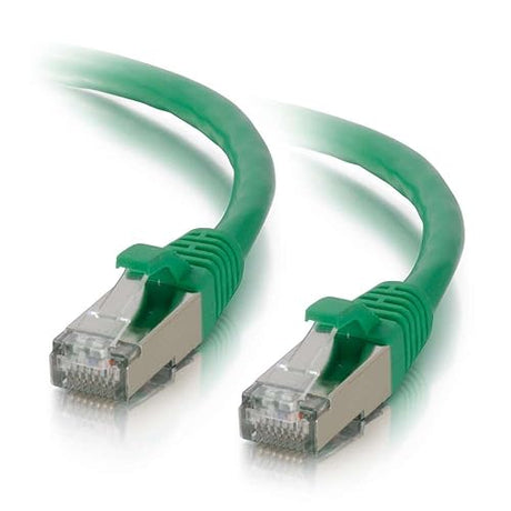 C2G 00827 Cat6 Cable - Snagless Shielded Ethernet Network Patch Cable, Green (3 Feet, 0.91 Meters) STP 3 Feet Green