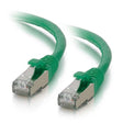 C2G 00831 Cat6 Cable - Snagless Shielded Ethernet Network Patch Cable, Green (7 Feet, 2.13 Meters) STP 7 Feet Green