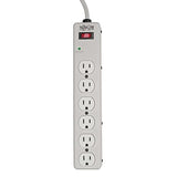 Tripp Lite Surge Protector Strip 120v 6 Outlet Metal 6ft Cord 1340 Joule High Joules