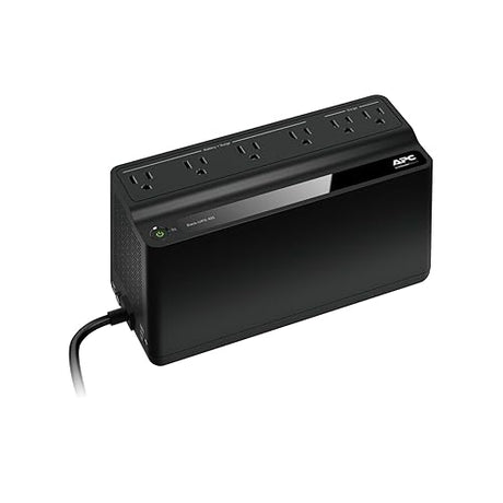Schneider Electric APC UPS 425VA UPS Battery Backup & Surge Protector, APC UPS BackUPS (BE425M) 425 VA No USB Charging