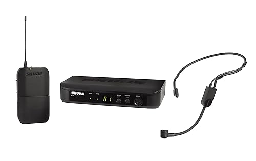 Shure BLX14/P31 UHF Wireless Microphone System - Perfect for Speakers, Performers, Presentations - 14-Hour Battery Life, 100m Range | Includes PGA31 Headset Mic, Single Channel Receiver | H10 Band H10 Band (542-572 MHz)