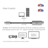 USB-C Gen2 to HDMITM 4K120Hz 8K60Hz HDR10+ with DSC1.2 Cable M/M 9.84ft Black Cable M/M 3m / 9.84ft