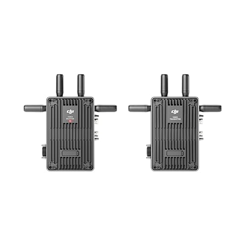 DJI Transmission (Standard Combo), 20,000ft 1080p/60fps Wireless Transmission, with Transmitter and Receiver, Transmits MetaData via SDI, Dual-Link SDI + HDMI Output, Unlimited Number of Receivers