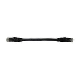Tripp Lite Cat6a 10G Ethernet Cable, Snagless Molded UTP Network Patch Cable (RJ45 M/M), Black, 6 inches / 15.2 Centimeters, Manufacturer's Warranty (N261-06N-BK)
